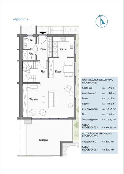 Einladende Doppelhaushälfte mit modernem Komfort und viel Platz für die ganze Familie! (71083 Herrenberg-Kuppingen)