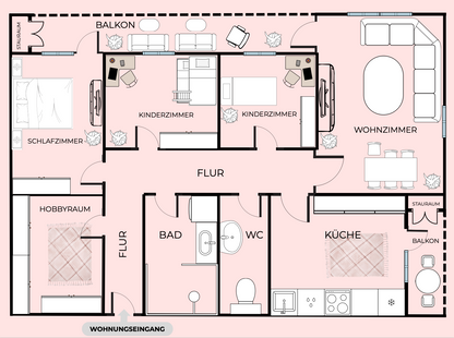 Exklusive 4,5-Zimmer-Wohnung in Reutlingen – modern saniert mit Garage und Keller!